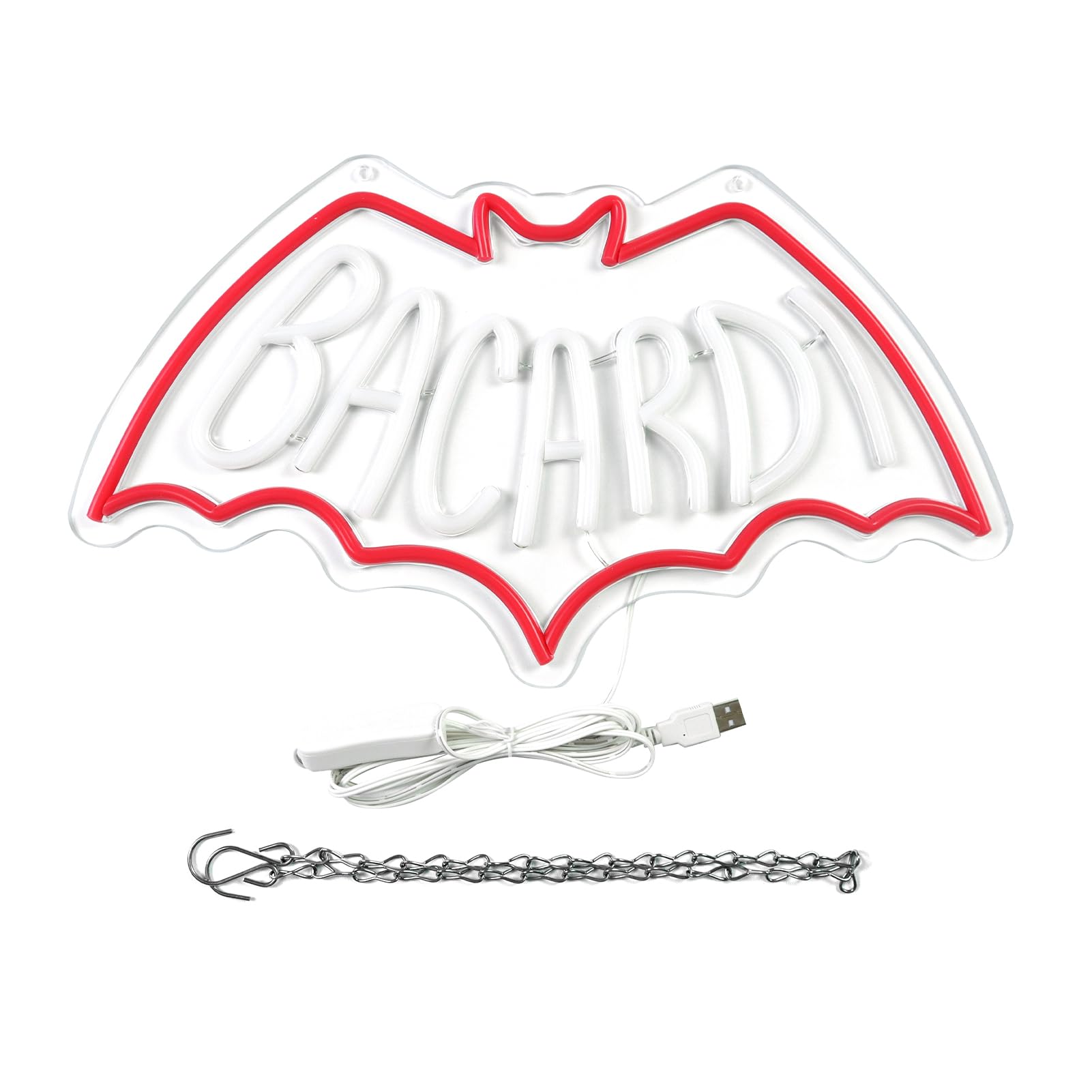 バカルディラム　 バーサイン BACRDI bar sign 看板 　インテリア AHlove Bacardi Rum neon commercial sign for store wall decor